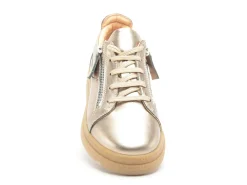 Coco Abricot MALAFRETAZ Or Baskets Basses Femme