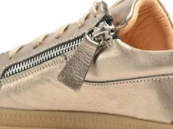 Coco Abricot MALAFRETAZ Or Baskets Basses Femme