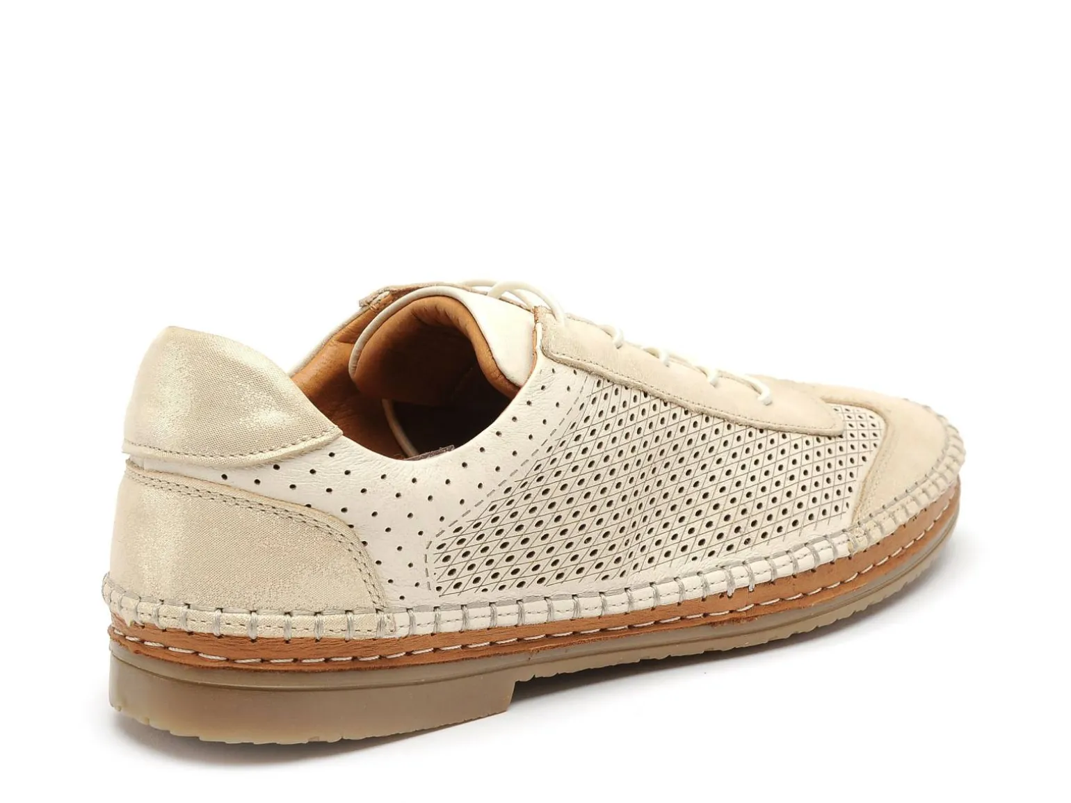 Coco Abricot MALBRANS Beige Baskets Basses Femme