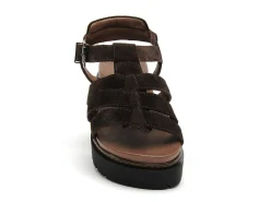 Coco Abricot MALPAS Marron Sandales à Talons Femme