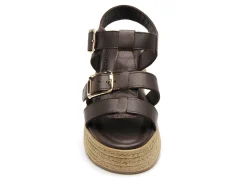 Coco Abricot MANEGLISE Marron Sandales à Talons Femme