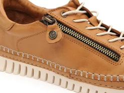 Coco Abricot MANNEVILLE Marron Baskets Basses Femme