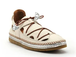 Coco Abricot MELINNEW Blanc Mocassins Femme