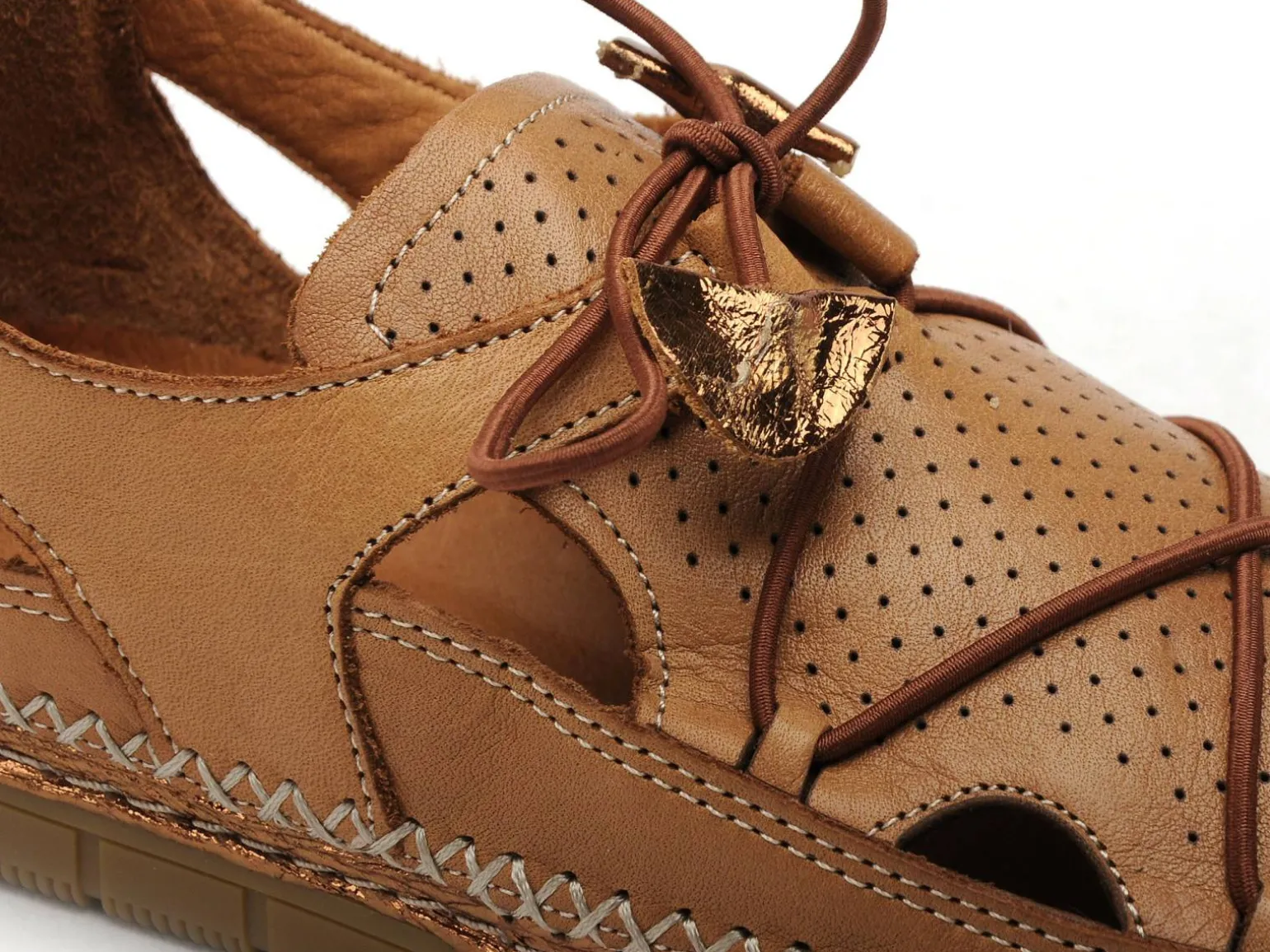 Coco Abricot MELINNEW Marron Mocassins Femme