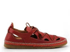 Coco Abricot MELINNEW Rouge Mocassins Femme