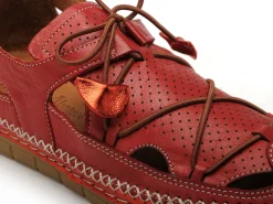 Coco Abricot MELINNEW Rouge Mocassins Femme