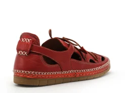 Coco Abricot MELINNEW Rouge Mocassins Femme