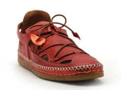 Coco Abricot MELINNEW Rouge Mocassins Femme
