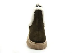 Coco Abricot MENILLES Kaki Boots et Bottines Plates Femme