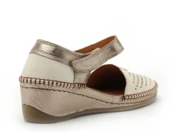 Coco Abricot MIONNAY Blanc Sandales à Talons Femme