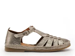 Coco Abricot MUSIGNY Bronze Sandales Plates Femme