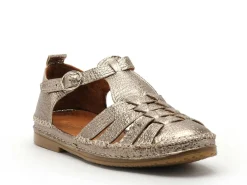 Coco Abricot MUSIGNY Bronze Sandales Plates Femme