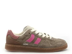 Coolway Baskets GOAL Marron Baskets Basses Femme