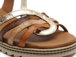 Dorking D9113 Or Sandales à Talons Femme