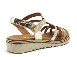 Dorking D9113 Or Sandales à Talons Femme