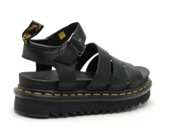 Dr Martens BLAIRE Noir Sandales à Talons Femme