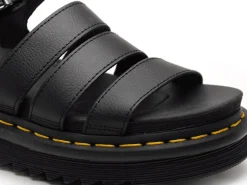 Dr Martens BLAIRE Noir Sandales à Talons Femme