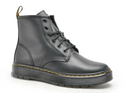 Dr Martens BROOKLINE CHUKKA 6 EYE BOOT 41550001 Noir Boots et Bottines Plates Femme