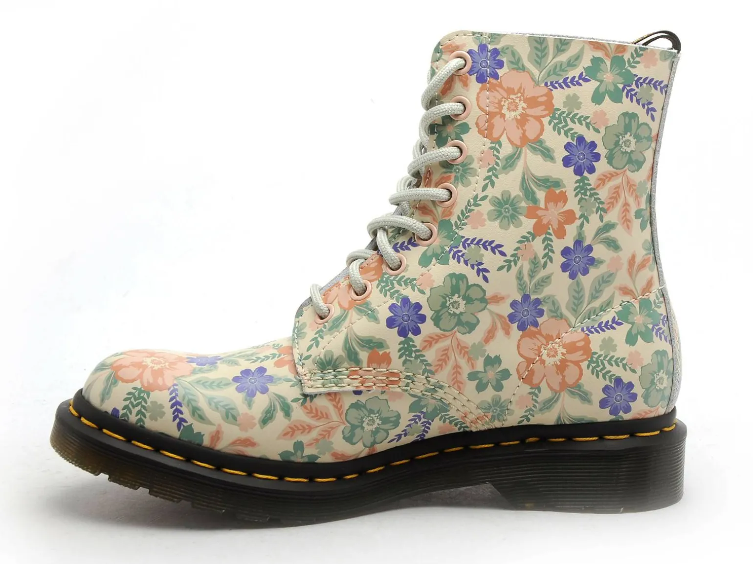Dr Martens 1460 CLOUD CREAM Multicolore Boots et Bottines Plates Femme