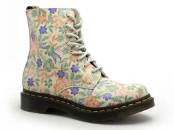 Dr Martens 1460 CLOUD CREAM Multicolore Boots et Bottines Plates Femme