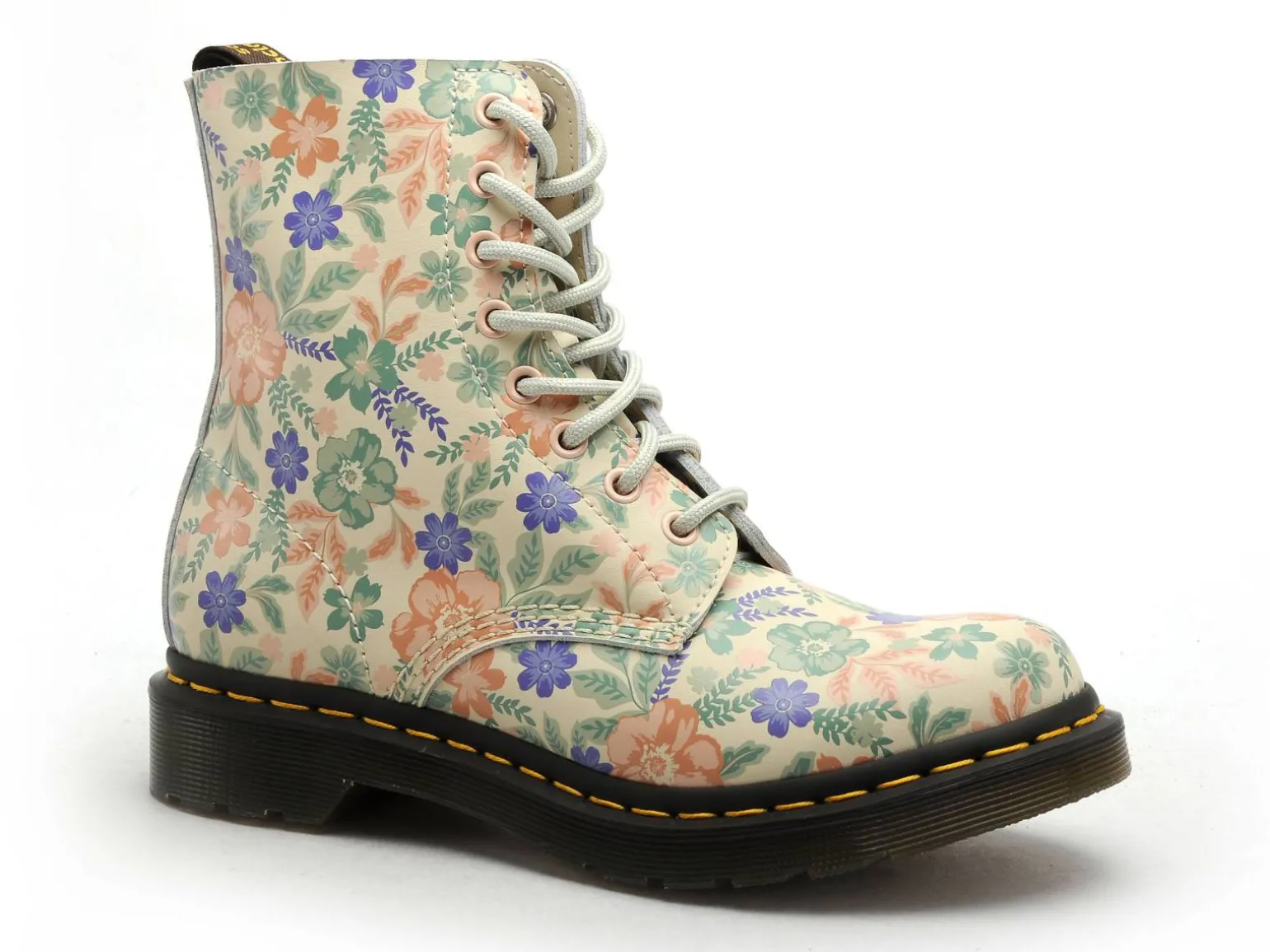 Dr Martens 1460 CLOUD CREAM Multicolore Boots et Bottines Plates Femme