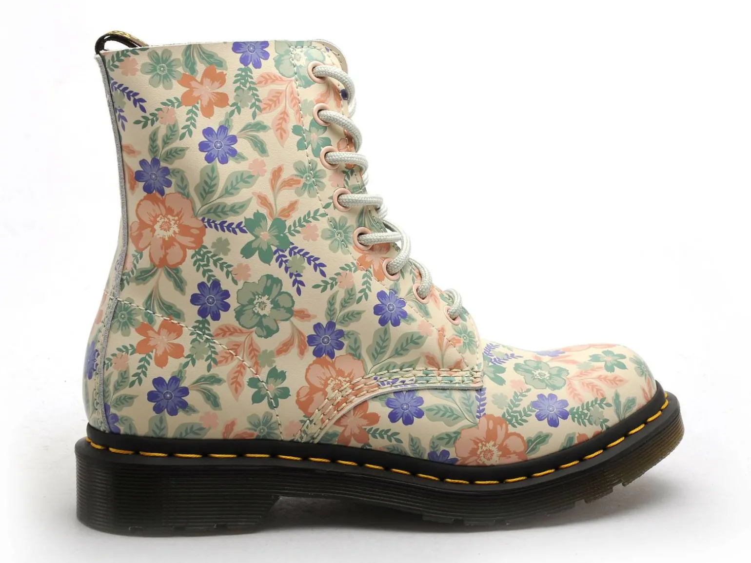 Dr Martens 1460 CLOUD CREAM Multicolore Boots et Bottines Plates Femme
