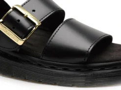 Dr Martens GRYPHON STRAP SANDAL Noir Sandales Plates Femme