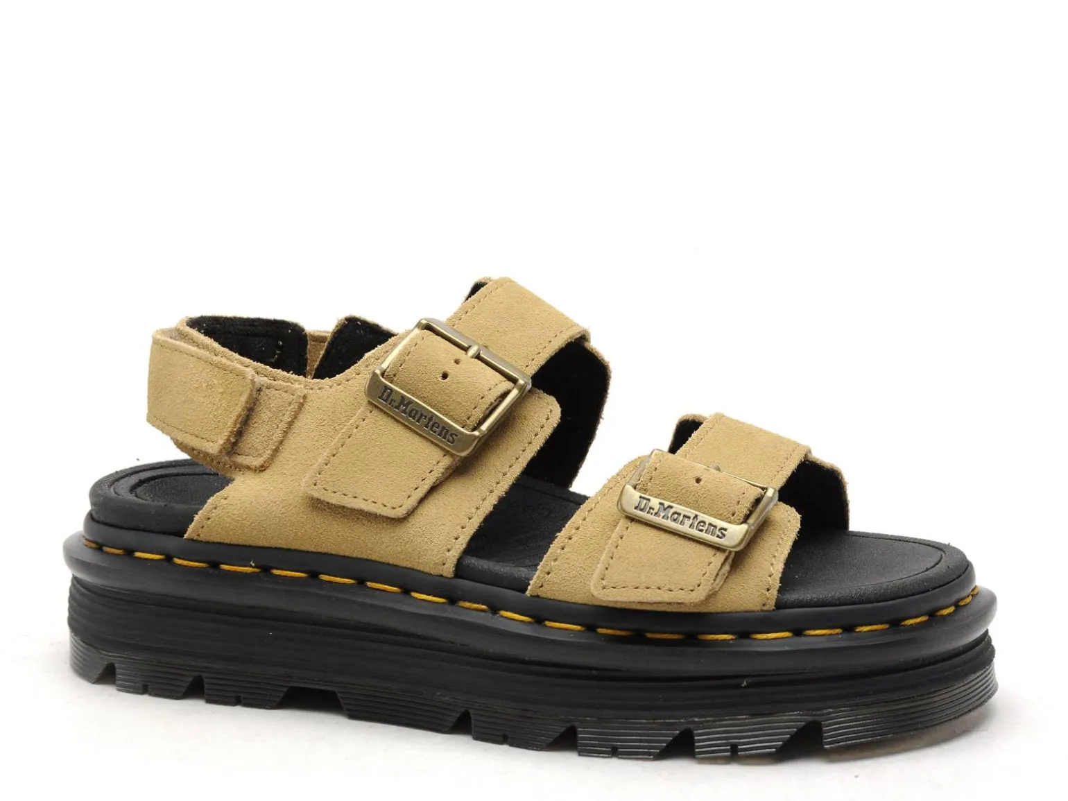 Dr Martens ZEBZAG SANDAL Beige Sandales à Talons Femme