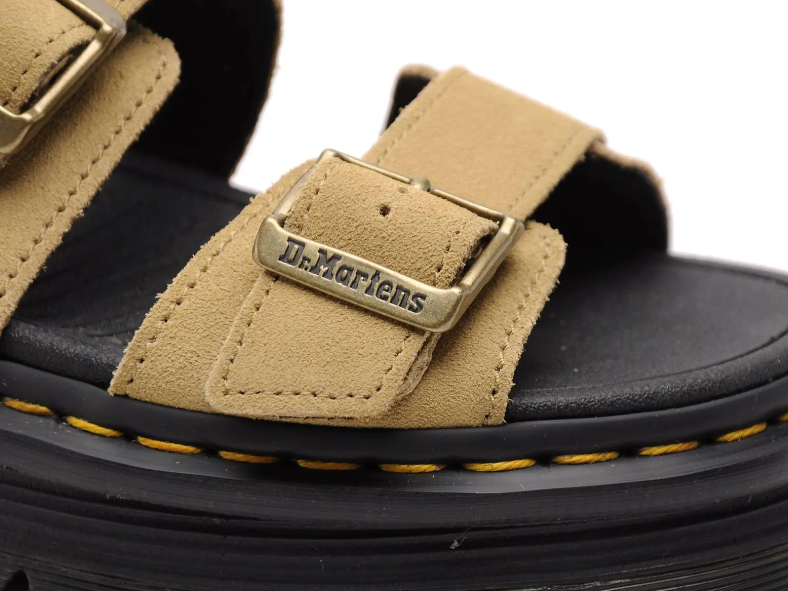 Dr Martens ZEBZAG SANDAL Beige Sandales à Talons Femme