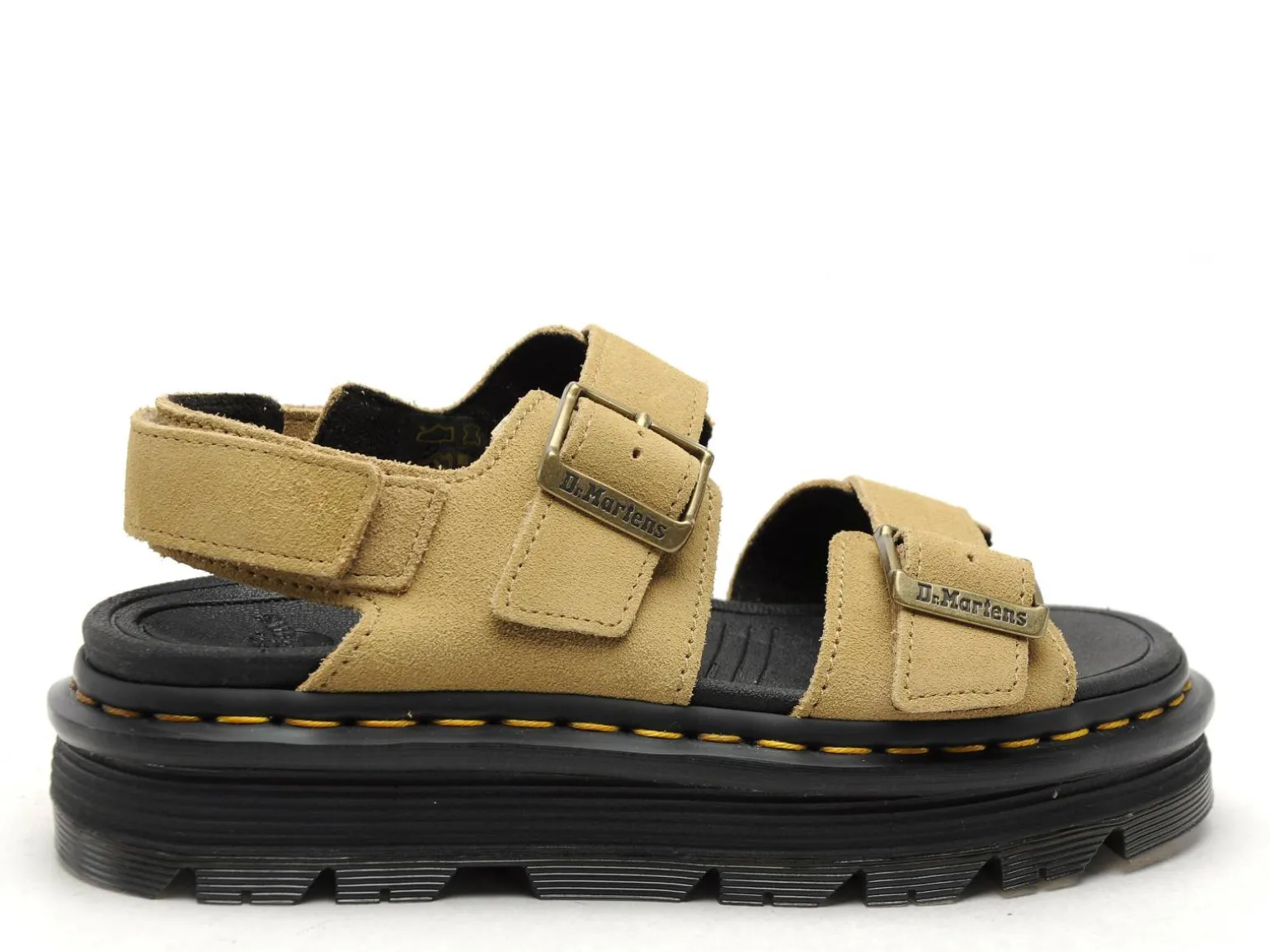 Dr Martens ZEBZAG SANDAL Beige Sandales à Talons Femme
