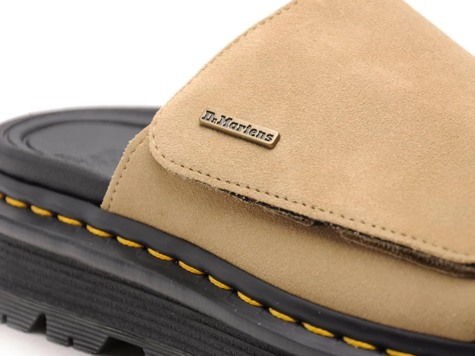 Dr Martens ZEBZAG SLIDE Beige Mules et Sabots à Talons Femme