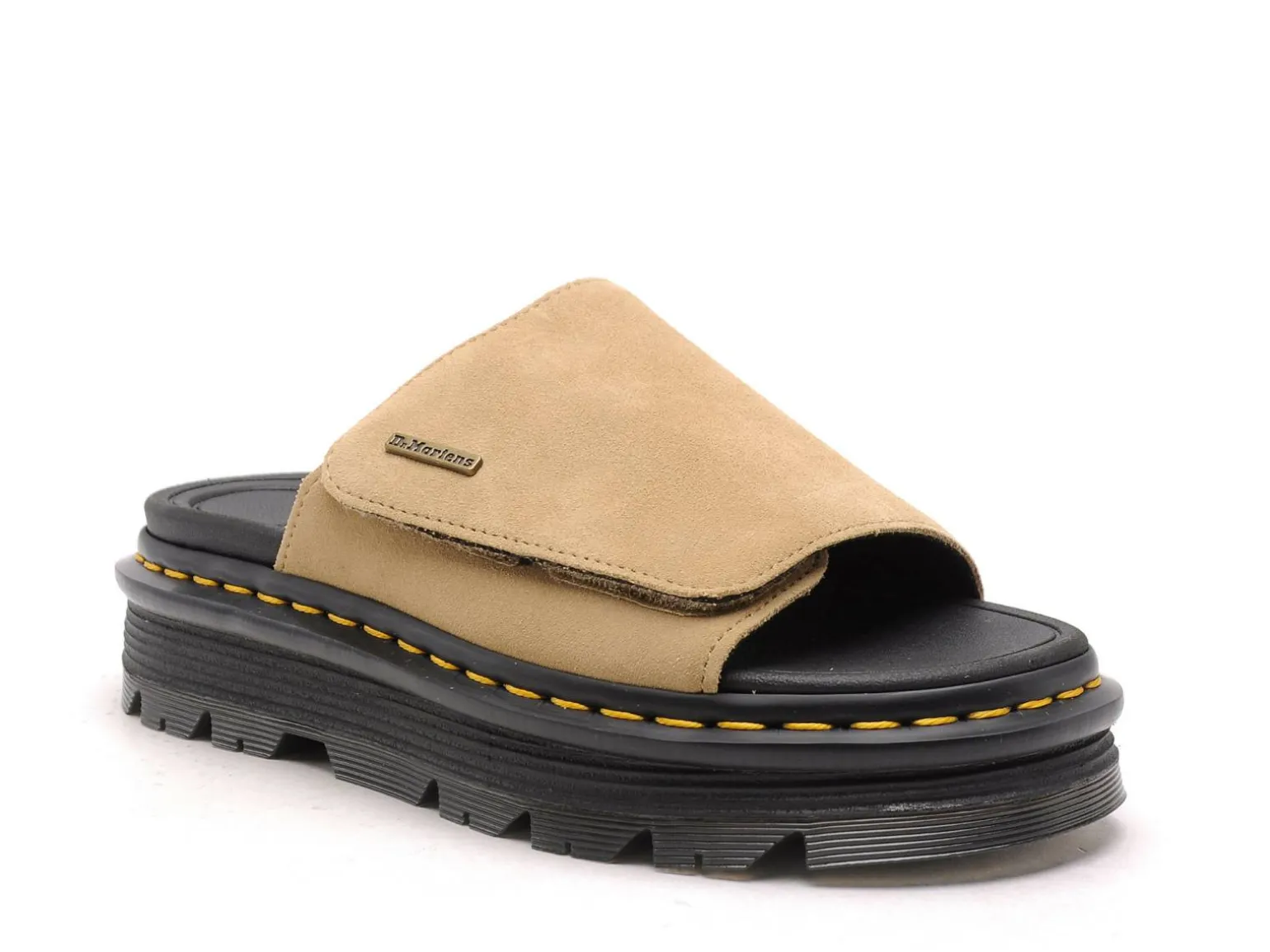 Dr Martens ZEBZAG SLIDE Beige Mules et Sabots à Talons Femme