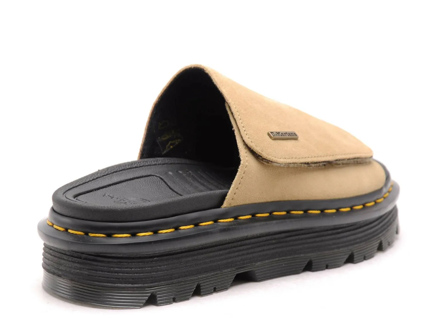 Dr Martens ZEBZAG SLIDE Beige Mules et Sabots à Talons Femme