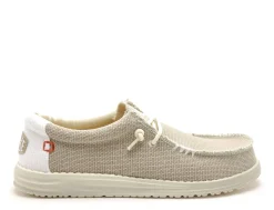 DUDE WALLY BRAIDED 40003 Beige Mocassins Homme