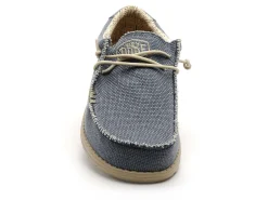 DUDE WALLY BRAIDED 40003 Bleu Mocassins Homme