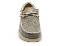 DUDE WALLY BRAIDED 40003 Kaki Mocassins Homme