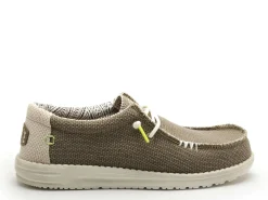 DUDE WALLY BRAIDED Marron Mocassins Homme