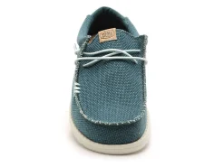 DUDE WALLY BRAIDED 40003 Vert Mocassins Homme