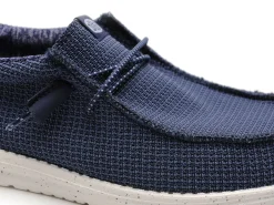 DUDE WALLY SPORTMESH 40403 Bleu Mocassins Homme