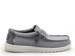 DUDE WALLY SPORT MESH Gris Mocassins Homme
