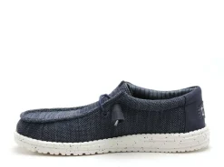 DUDE WALLY STRECH SOX 41838 Bleu Mocassins Homme