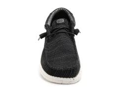DUDE WALLY STRECH SOX 41838 Noir Mocassins Homme