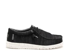 DUDE WALLY STRECH SOX 41838 Noir Mocassins Homme