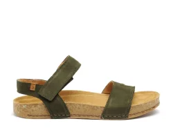El Naturalista BALANCE N5790 Kaki Sandales Plates Femme