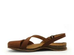 El Naturalista PANGLAO 5813 Marron Sandales Plates Femme