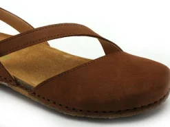 El Naturalista PANGLAO 5813 Marron Sandales Plates Femme