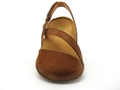 El Naturalista PANGLAO 5813 Marron Sandales Plates Femme