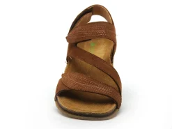 El Naturalista PANGLAO 5810 Marron Sandales Plates Femme