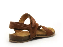 El Naturalista PANGLAO 5810 Marron Sandales Plates Femme