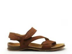 El Naturalista PANGLAO 5810 Marron Sandales Plates Femme